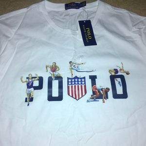 Ralph Lauren Olympic chariot t shirt